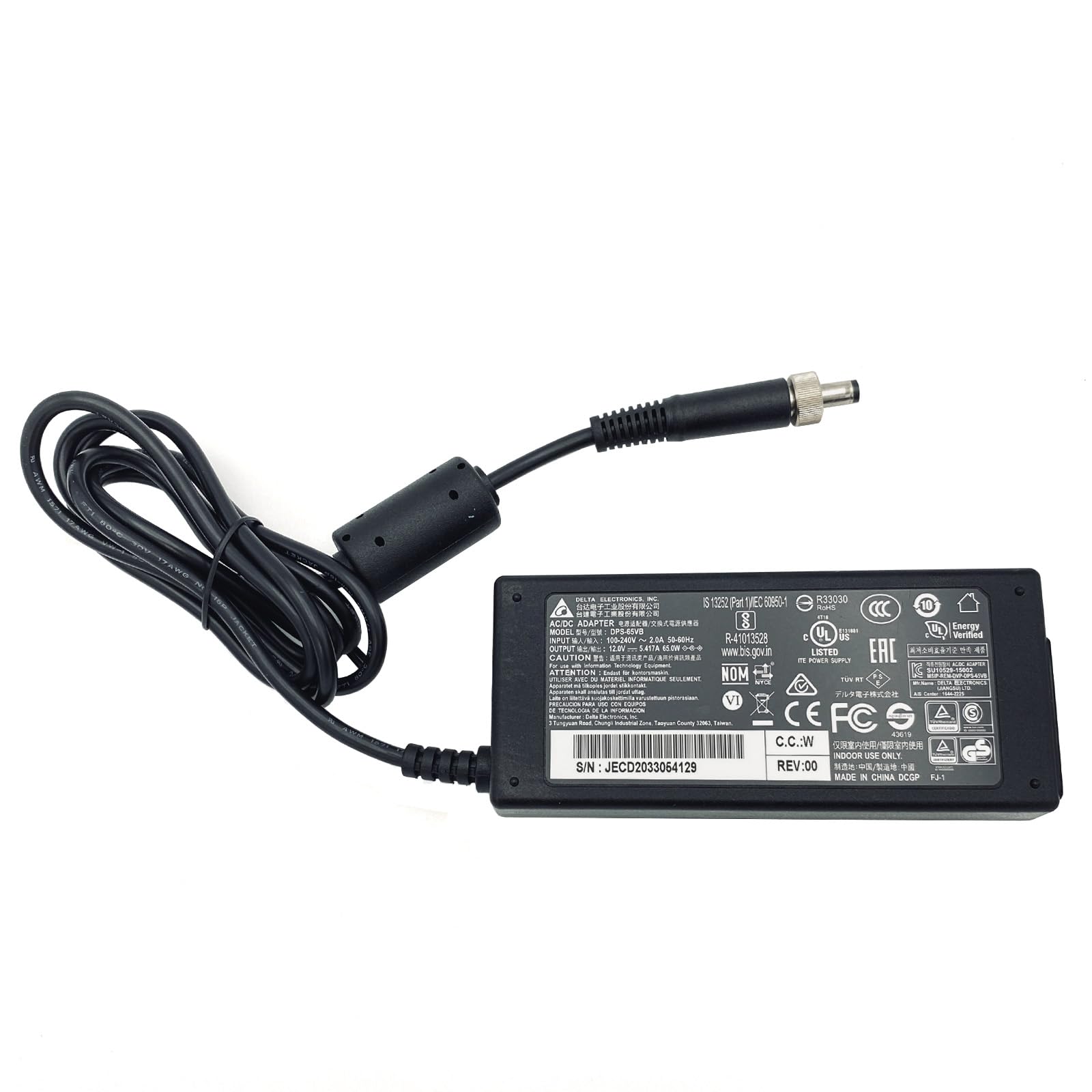 Amazon.com: 65W Delta AC Adapter DPS-65VB 12V 5.417A 5.5x2.0 mm